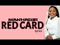 makhadzi red card lyrics