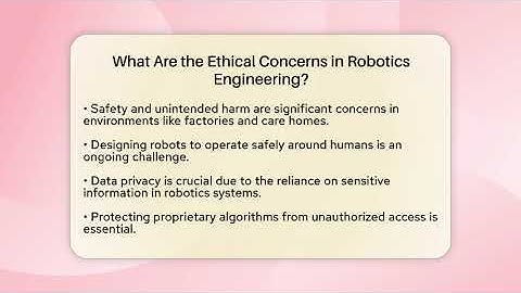 What Are the Ethical Concerns in Robotics Engineering? | Test News