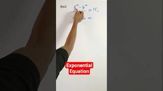 Solving Problem involving Exponential Equation #equation #exponents #stem #gpadlearnmaths