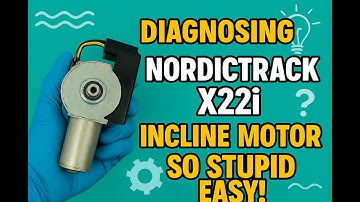 NordicTrack X22i Treadmill Incline Motor Teardown (Fixed?) #repair #diy