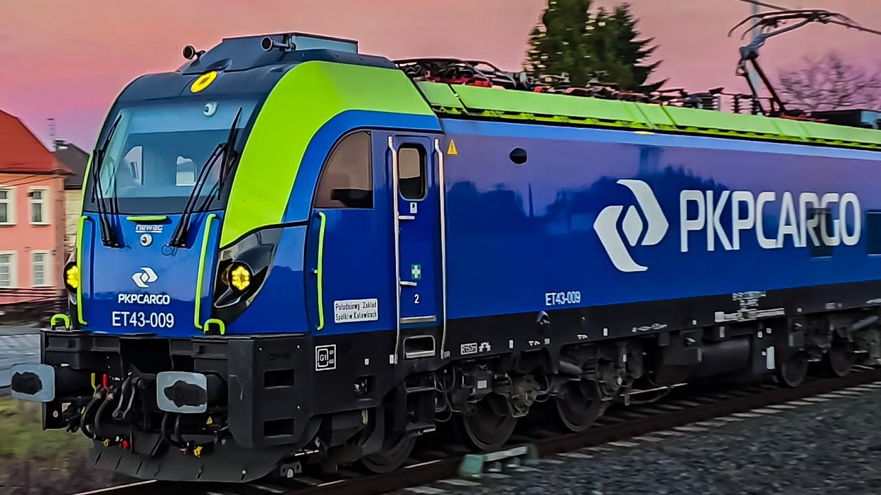 NEWAG DRAGON 2 ET43-009 🔵🟢 PKP CARGO🔹Zabrzeg🔹➡️ ZEBRZYDOWICE