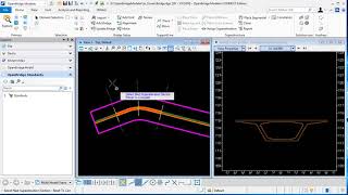 Apply Superelevation in OpenBridge Modeler