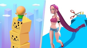 Cube Surfer Vs Hair Rush New Levels Gaming Mobile Walkthrough Game Alltrailers iOS,Android TBI8KXW