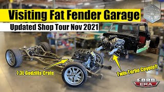 Visiting Fat Fender Garage  Shop Tour Nov 2021 | Ford Era