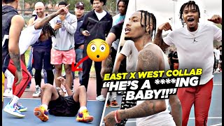 "You Got A DAWG On You NOW!!" Ballislife East & West Team Up & SHUT DOWN Trash Talkers!!