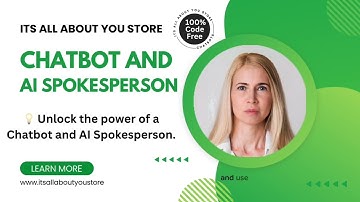 💡 Unlock the power of a Chatbot and AI Spokesperson