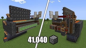 Industrial Style Cobblestone Generator | Minecraft: Create Mod