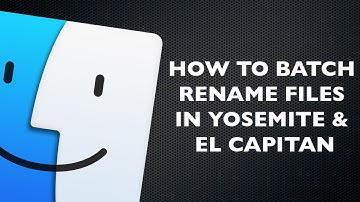 How to Batch Rename Files in Mac OS X Yosemite and El Capitan without 3rd Party Software