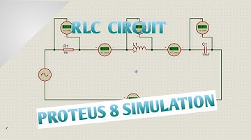 RLC Circuit Simulation In Proteus 8