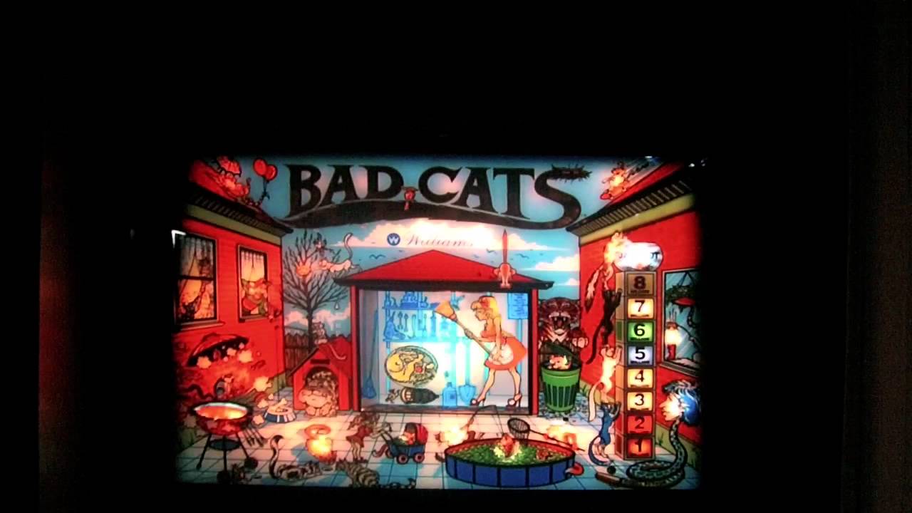 Visual Pinball 9.1.X BadCats B2S Backglass (Pinball Fantasies) YouTube