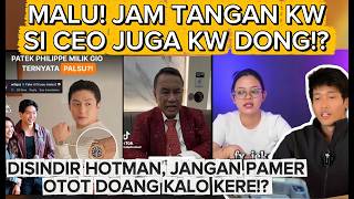 MALU! PAK CEIO PAKE JAM TANGAN KW SUPER! DISINDIR RUBEN ,HOTMAN, DAN NETIZEN!