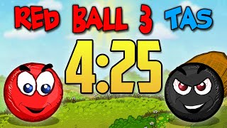 Red Ball 3 Any% TAS in 4:25 screenshot 4