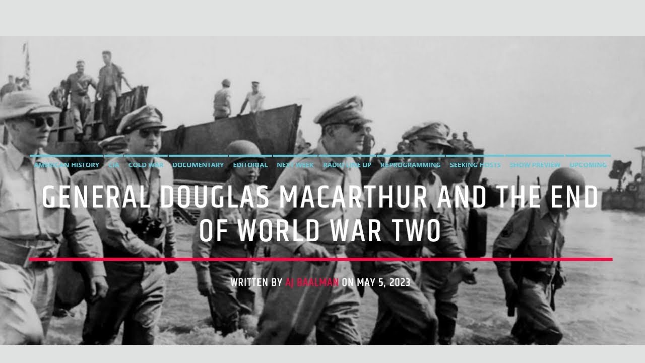 The Pacific Theater Of World War Two With General MacArthur - YouTube