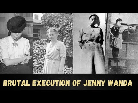 The Brutal Execution Of Nazi Supermodel Jenny-Wanda Barkmann | WW2 ...