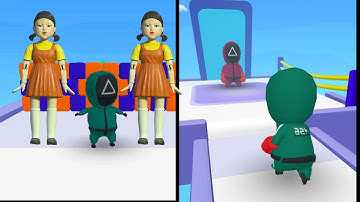 Squid Game Giant Blob Runner Clash 3D Guru Game Level 1-15