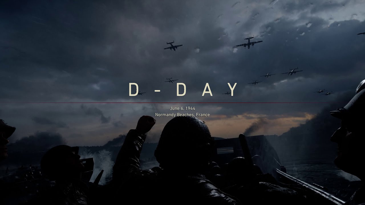 Call of Duty WW2 - Normandy Landings - D-Day 4K MAX SETTINGS 60FPS