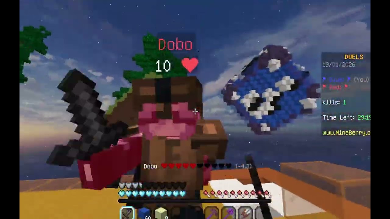 Minecraft sever mineberry fight 1.8.9