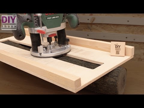 Make your own adjustable DIY Router Template ! A must have Jig ! 