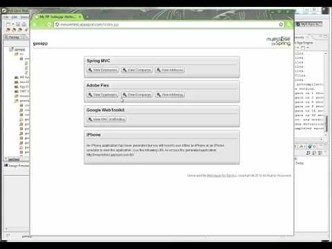 Part 2: Google App Engine Deep Dive using MyEclipse for Spring