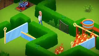 Uno de los mini juegos de gardenscapes. screenshot 2