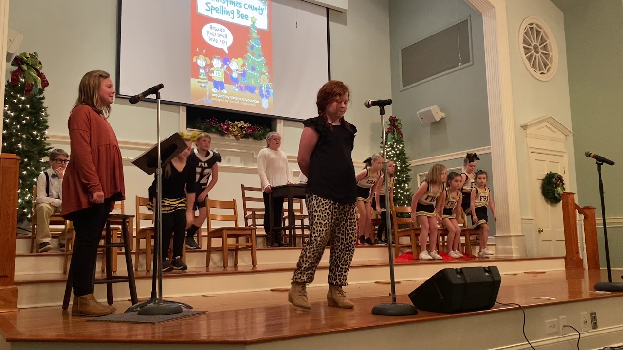 Christmas County Spelling Bee YouTube