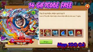 14 Giftcode chung - Lỗ.i Nhận Free 50K Kim Cương - Huyền Thoại Hải Tặc screenshot 2