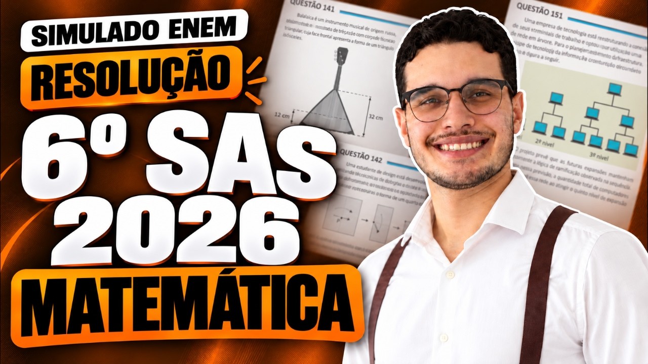 GABARITANDO 6 SAS 2026 MATEMÁTICA AO VIVO - YouTube