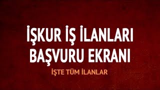 İşkur Açik İş İlanlari Kamu Dai̇mi̇ İşçi̇ Alim İlani Tokat Hasanşeyh Beledi̇ye Başkanliği