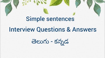 learn kannada in 30 days | learn kannada | learn kannada through telugu