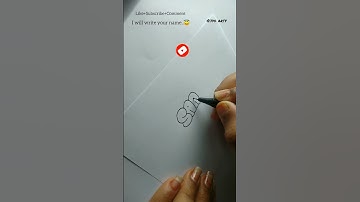 How to write SAANVI in bubble letters #shorts #tutorial #fyp