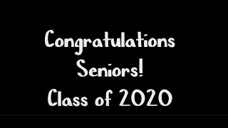 CAS Senior Slideshow 2020