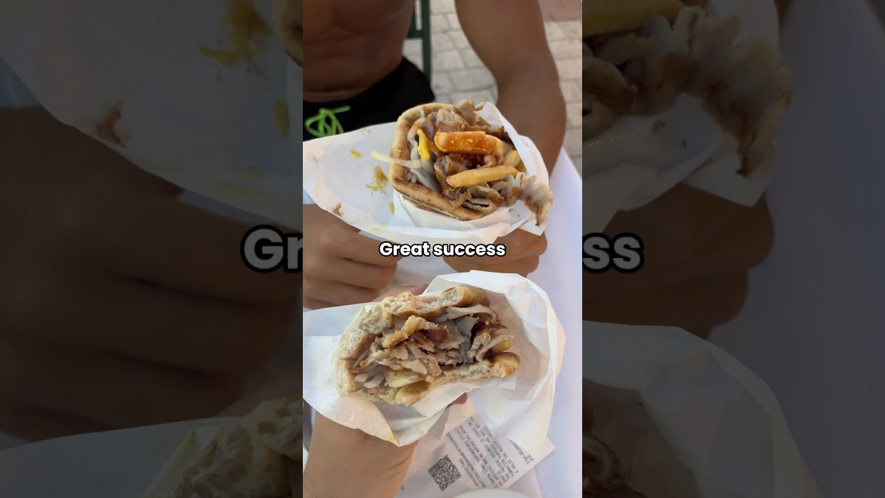 Bro’s ideas are unmatched @steva1312 #bro #gyro #greece #run