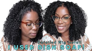 I used Dish Soap on my Jerry Curly Wig *TRIM* Bye Bye Knots 2.0 Natural Edges Install Sunber Hair by Kie RaShon 10,134 views 1 month ago 10 minutes, 47 seconds