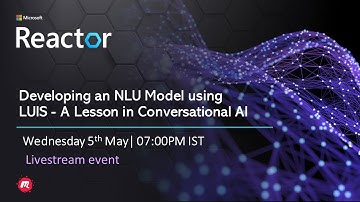 Developing an NLU Model using LUIS - A Lesson in Conversational AI