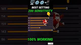 Free Fire Auto Headshot Sensitivity 😱 OB52 Update Best Sensitivity Setting🔥#shorts