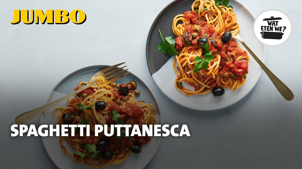 Wat eten we? Spaghetti puttanesca