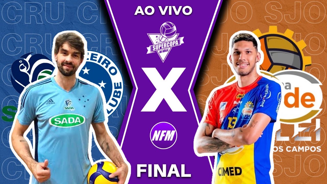 Sada Cruzeiro e Farma Conde São José decidem a Supercopa de vôlei