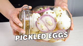 How to make PICKLED EGGS. Easy Homemade PICKLED EGGS Recipe by Always Yummy!