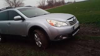 Субару Аутбэк 2012 BR по болоту в горку полное видео / Subaru Outback 2012 BR through the swamp