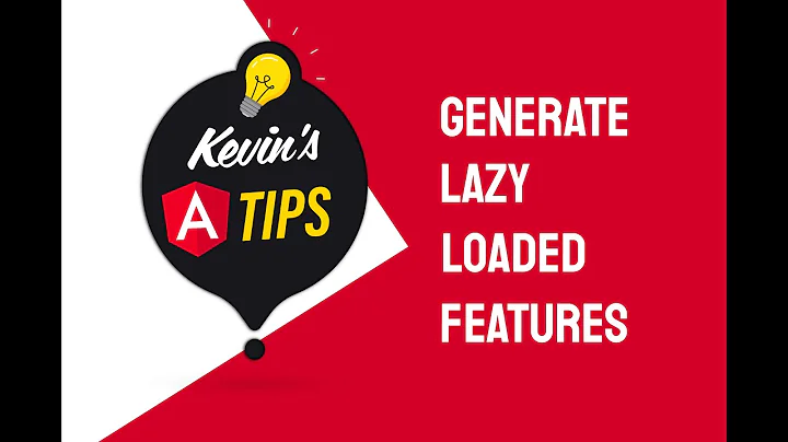 Generate lazy loaded features in Angular
