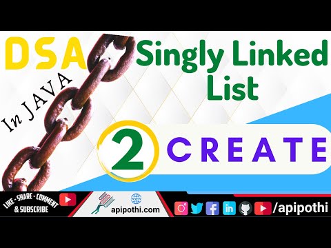 2. How to Create the Singly Linked List in Java || Data Structure using JAVA || DATA STRUCTURES