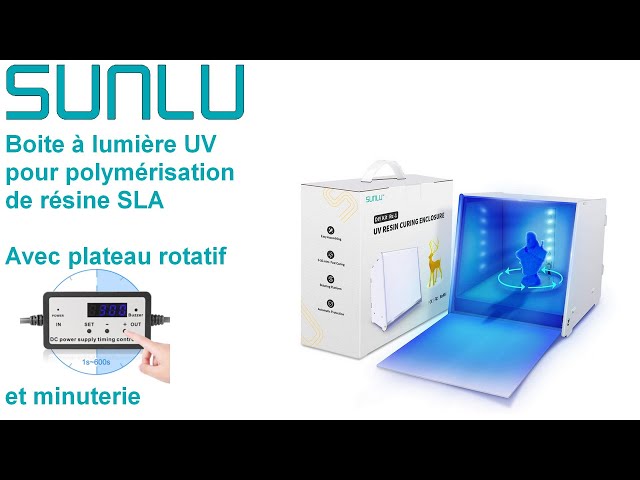 Boîte de Durcissement UV pour Impression 3D, Armoire, Résine UV à