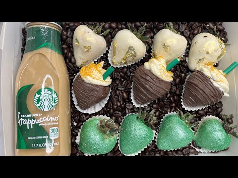 Starbuck Themed Chocolate Covered Strawberries