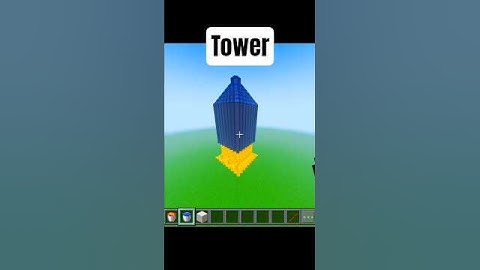 Minecraft lava tower #minecraftshorts #minecraft