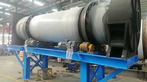 The test of drying drum for batch asphalt mix plant