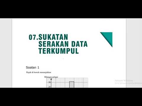 Matematik Kssm Tingkatan 5 Sukatan Serakan Data Terkumpul Ogif Histogram Poligon Kekerapan Youtube