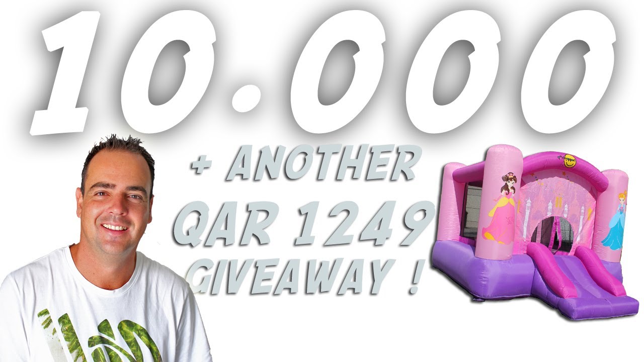 10.000 Subscribers & a 1249 QAR give-away!!