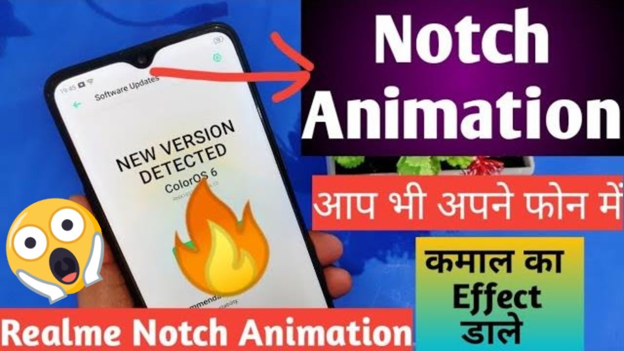 Realme Notch Animation 🔥| Notch Battery indicator and Music visualiser |