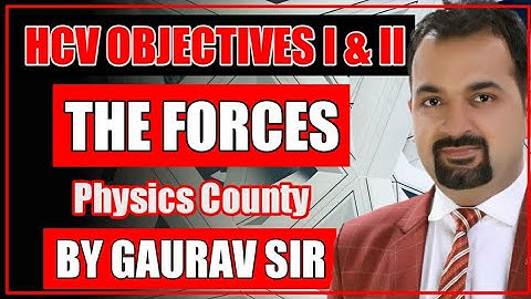 HCV Objective ch.4 The Forces | HC Verma| Gaurav Madhu | G-STAR Education | St. Sophia School Hisar|