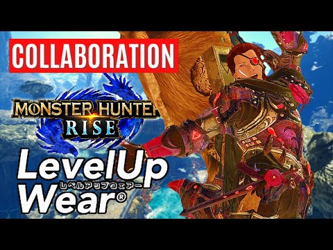 Monster-Hunter-Rise-x-Level-Up-Wear-COLLABORATION-GAM